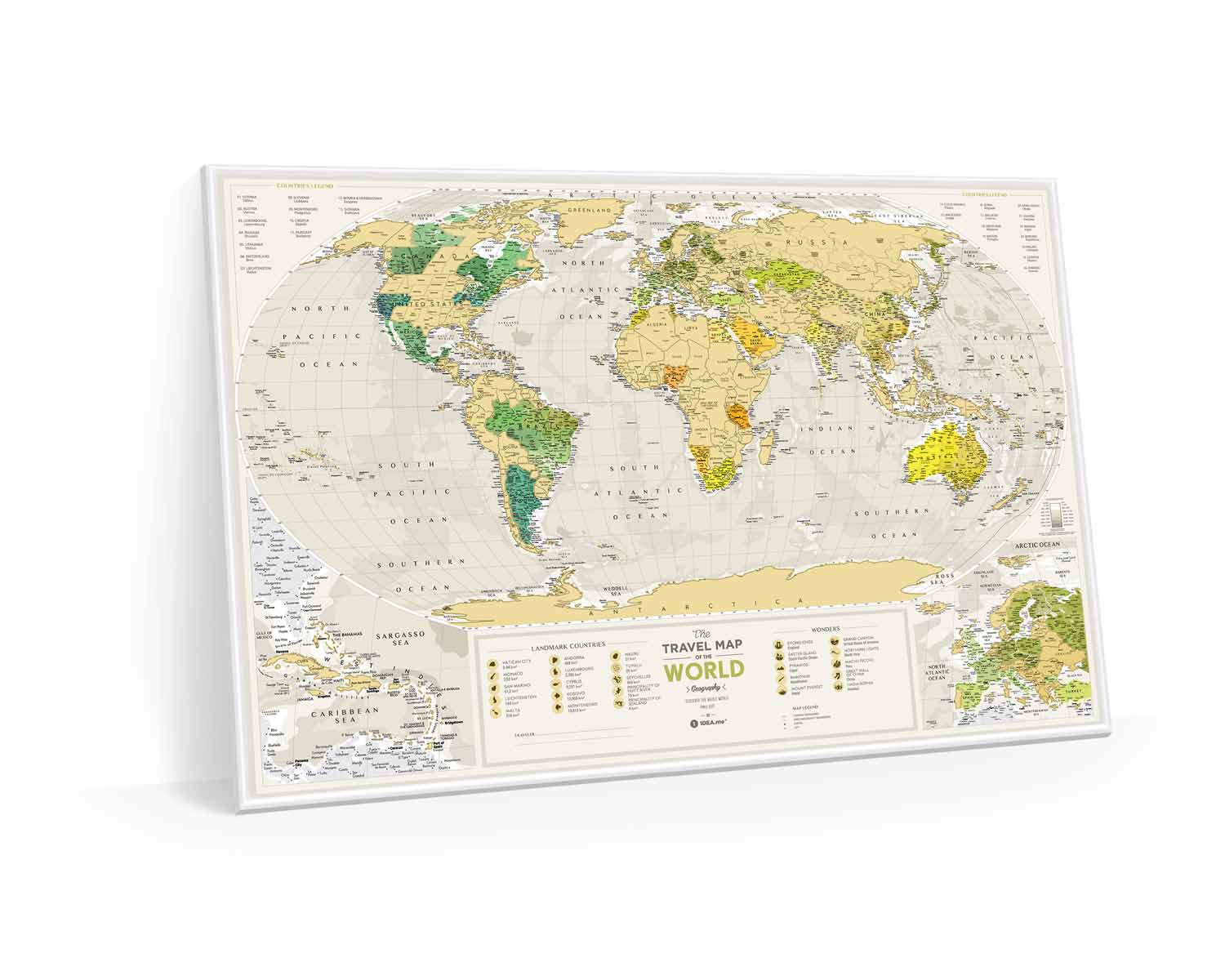 Scratch Off Map Travel Map®GEOGRAPHY World - Design gifts